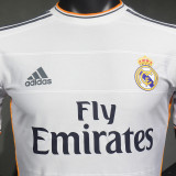 2013/14 RM White Home Retro Player Version Soccer Jersey  球员版