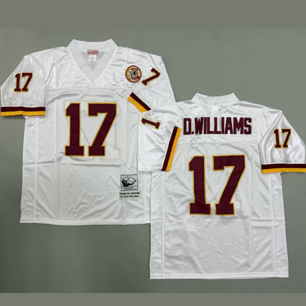 D. WILLIAMS #17 Men's Washington Commanders Retro NFL Jersey 指挥官