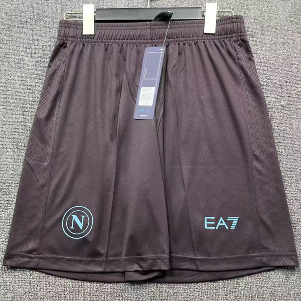2025/26 Napoli Third Black Shorts Pants
