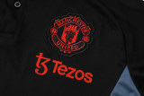 2025  M Utd Black POLO Training Tracksuit