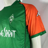 2003/04 Werder Bremen Home Green White Retro Jersey