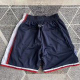 Nets Navy Blue Four Bags  NBA Pants