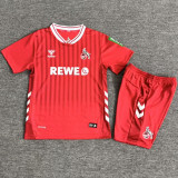2025/26 1. FC Köln Away Red Kids Jersey