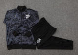 2025/26 Corinthians Black Jacket Tracksuit 喷墨