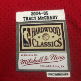 2004/05 Rockets MCGRADY #21 Retro Red NBA Jerseys热压