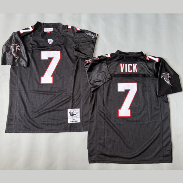 VICK #7 Men's Atlanta Falcons Retro NFL Jersey 猎鹰