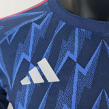 2025/26 ARS Away Blue Player Version Long Sleeve Soccer Jersey