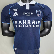 2025/26 Paris FC Home Blue Player Version Soccer Jersey