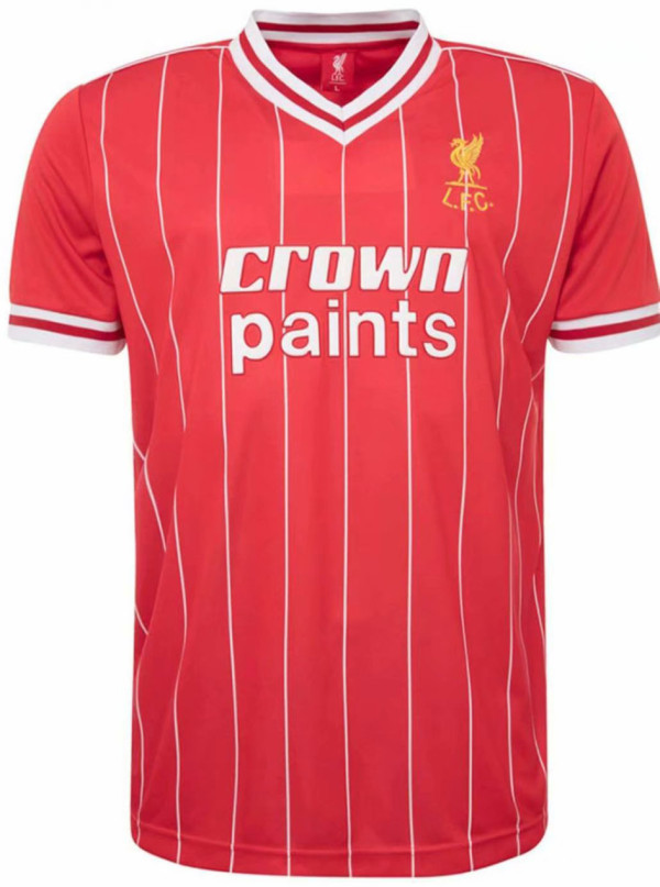 1981-1984 LFC Red Retro Soccer Jersey