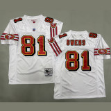 OWENS #81 Men's San Francisco 49ers Retro NFL Jersey 49人