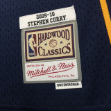 2009/10 Warriors CURRY #30 Purplish Blue Retro NBA Jerseys 热压