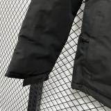 2025 PSG Jordan Cotton Thickened warm Black Outdoor Jacket #P2加棉冲锋衣