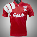 1992/93 LFC Home Red Retro Soccer Jersey