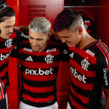 2025/26 Flamengo Home Kids Soccer Jersey