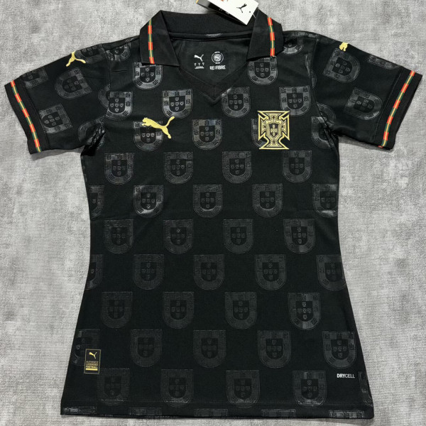 2026/27 Portugal Special Edition Black Women Soccer Jersey