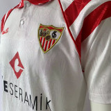 1992/93 Sevilla FC Home White Retro Soccer Jersey 带胸前广告版