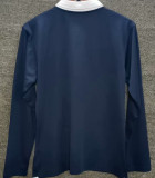 2014 France Home Retro Long Sleeve Soccer Jersey