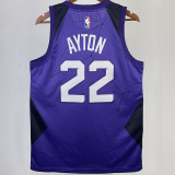 Suns AYTON  #22 Purple City Edition  NBA Jerseys