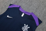2025/26 Corinthians Sapphire Blue Vest Training Jersey(A Set)