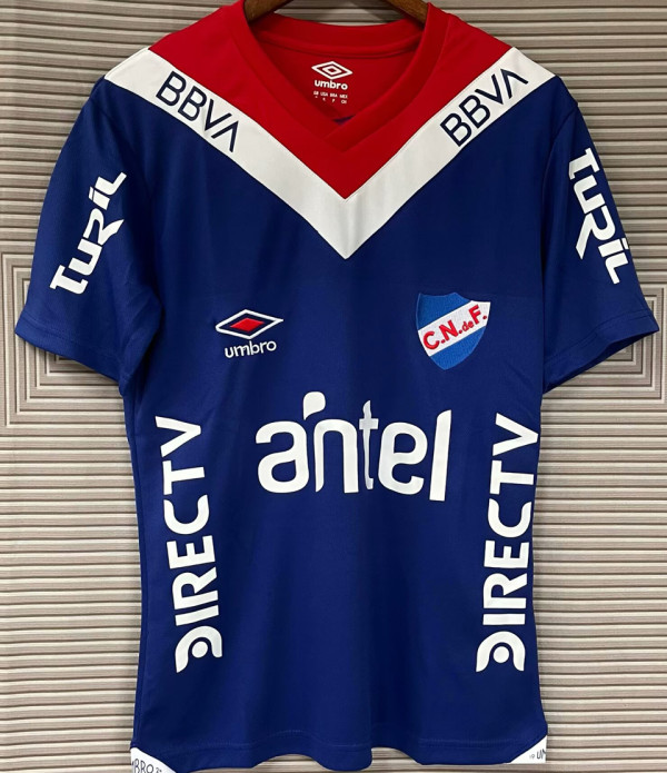 2025 Uruguay Nacional Club Blue Fans Jersey V领 乌拉圭民族