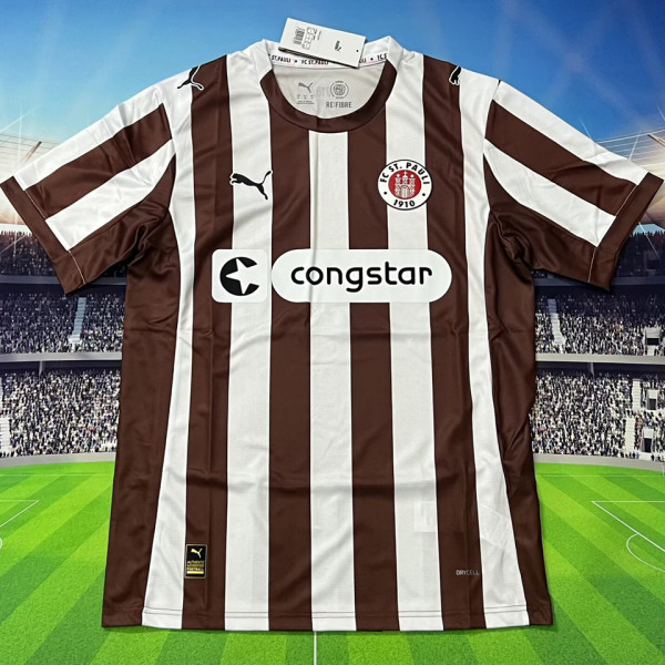 2025/26 ST Pauli Home Fans Jersey 圣保利
