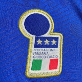 1994 Italy Home Blue Retro Long Sleeve Soccer Jersey