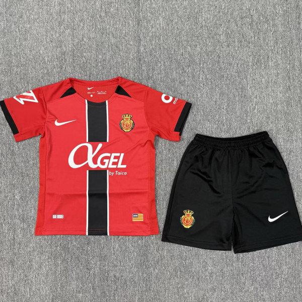 2025/26 Mallorca Home Red Kids Soccer Jersey