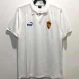 1995 Zaragoza Home White Retro Soccer Jersey