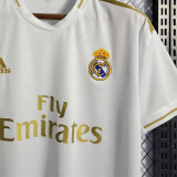 2019/20 RM Home White Retro Soccer Jersey