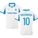 2025/26 MS Home White Fans Long Sleeve Soccer Jersey