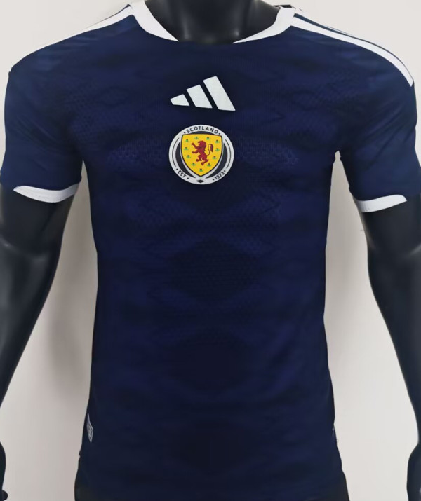 2026/27 Scotland Home Blue Player Version Soccer Jersey