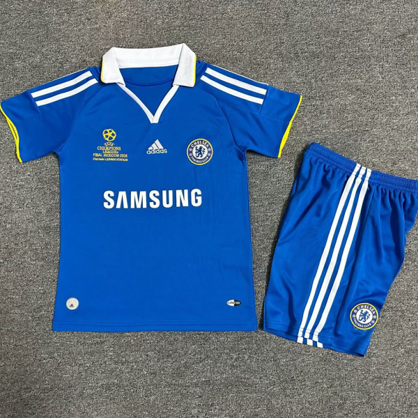2007/08 CFC Home UCL Final Retro Kids Soccer Jersey