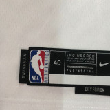 Lakers JAMES #6 White City Edition NBA Jerseys
