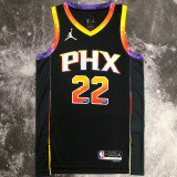Suns AYTON #22 Black NBA Jerseys