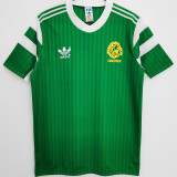 1990 Cameroun Home Green Retro Soccer Jersey