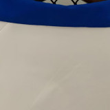 2024 Italy Blue White Reversible Windbreaker 双面