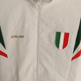 2025 Italy White Retro Style Windbreaker