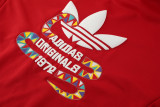 2025 AD~ Red Hoody Zipper Jacket