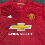 2016/17 M Utd Home Red Retro Soccer Jersey