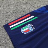 2025 Italy Sapphire Blue Vest Training Jersey(A Set)