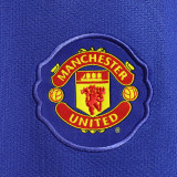 2008/2009 M Utd Third Blue Retro Player Version Soccer Jersey 球员版