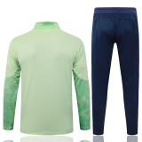 2026/27 Man City Light Green Kids Sweater Tracksuit