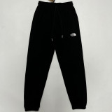 2025 TNF Black Pure Cotton Sports Trousers Zipper style