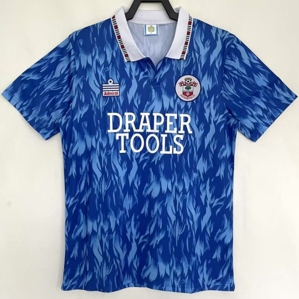 1992 Southampton Away Blue Retro Soccer Jersey