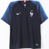 2018 France Home Retro Soccer Jersey