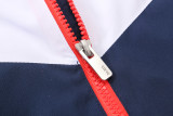 2025/26 PSG White Sapphire Blue Jacket Tracksuit