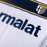 2002/03 Parma Away White Retro Soccer Jersey