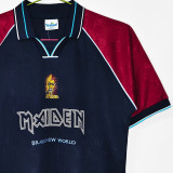 1999 West Ham X Iron Maiden Black Retro Jersey (Number 7)