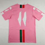 2024 Palestine Pink Fans Soccer Jersey 胸前英文