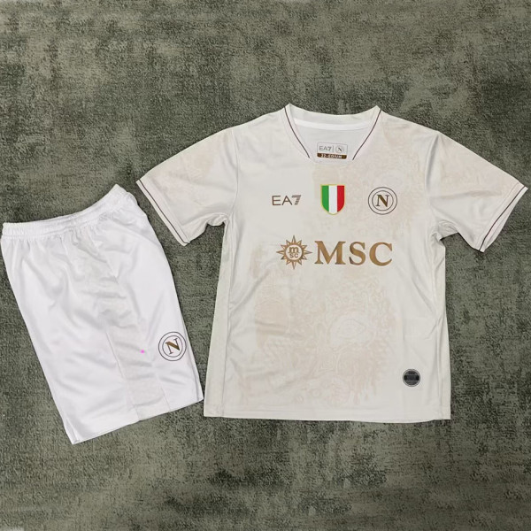 2025/26 Napoli Away Kids Soccer Jersey